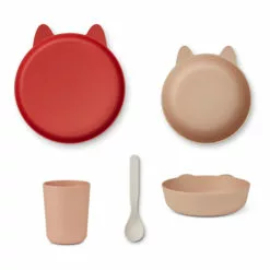 Paul Tableware Set - 4 Pieces Coral Liewood Design Children