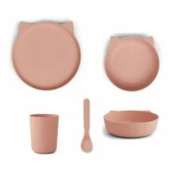 Paul Tableware Set - 4 Pieces Pink Liewood Design Children