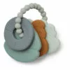 Richard Silicone Teething Ring Green Liewood Design Baby