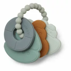 Richard Silicone Teething Ring Green Liewood Design Baby