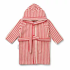 Rollo Organic Cotton Terry Cloth Bathrobe Red Liewood Design Children