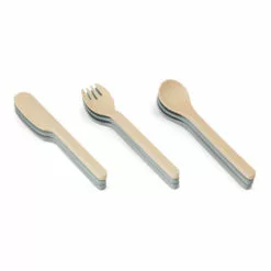 Ryan PLA Cutlery - Set of 9 Green Liewood Design Children