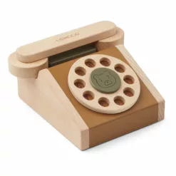 Selma Classic Wooden Telephone Caramel Liewood Toys and Hobbies Children