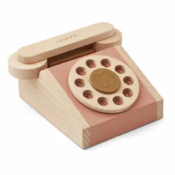 Selma Classic Wooden Telephone Dusty Pink Liewood Toys and Hobbies Children