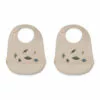 Silicone bibs - Set of 2 Liewood Design Baby