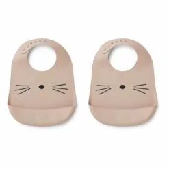 Silicone bibs - Set of 2 Liewood Design Baby