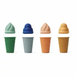 Silicone Ice Creams - Set of 4 Blue Liewood Toys and Hobbies Children -Liewood Sales Shop silicone ice creams set of 4 blue liewood toys and hobbies children 2