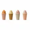 Silicone Ice Creams - Set of 4 Pink Liewood Toys and Hobbies Children