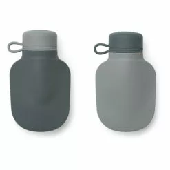 Silvia Silicone Flasks - Set of 2 Blue Liewood Design Children