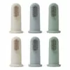 Simon Silicone Baby Toothbrushes - Set of 6 Mint Green Liewood Design Baby