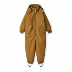 Sne Recycled Polyester Ski Jumpsuit Camel Liewood Fashion Children
