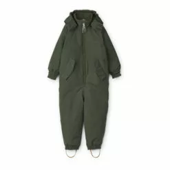 Sne Recycled Polyester Ski Jumpsuit Green Liewood Fashion Children