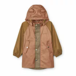 Spencer Recycled Polyester Raincoat Pink Liewood Fashion Children