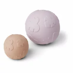 Thea Natural Rubber Balls - Set of 2 Lavender Liewood Toys and Hobbies Baby