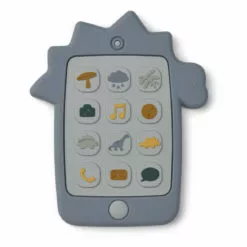 Thomas Dino Silicone Telephone Blue Liewood Toys and Hobbies Baby
