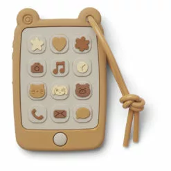 Thomas Silicone Phone Mustard Liewood Toys and Hobbies Baby
