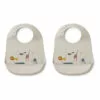 Tilda Safari Silicone Bibs - Set of 2 Sand Liewood Design Baby