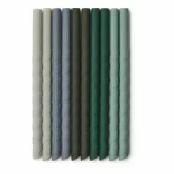 Timoti Silicone Straws - Set of 10 Green Liewood Design Children