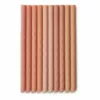 Timoti Silicone Straws - Set of 10 Pink Liewood Design Children