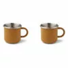Tommy Stainless Steel Cups - Set of 2 Caramel Liewood Design Children