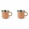 Tommy Stainless Steel Cups - Set of 2 Pink Liewood Design Children