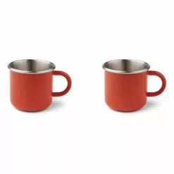 Tommy Stainless Steel Cups - Set of 2 Red Liewood Design Children