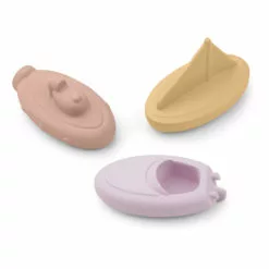 Troels Natural Rubber Bath Toys - Set of 3 Lavender Liewood Toys and Hobbies Baby