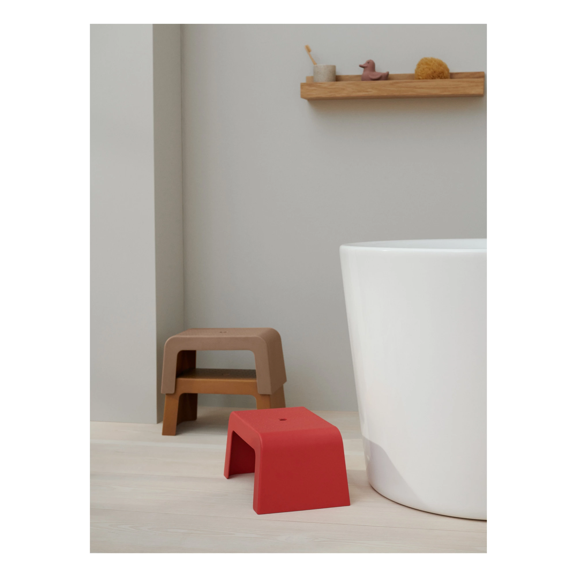 Ulla Step Stool Red Liewood Design Baby 2 Ulla Step Stool Red Liewood Design Baby - Image 2