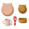Vivi Silicone Tableware 4-Piece Set Liewood Design Children
