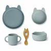 Vivi Silicone Tableware 4-Piece Set Liewood Design Children