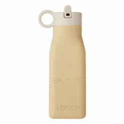 Warren Silicone Water Bottle Pale yellow Liewood Design Children