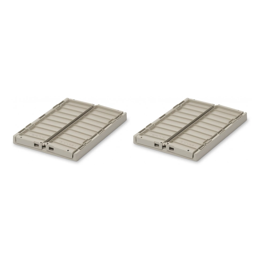 Weston Collapsible Crates - Set of 2 Beige Liewood Design Children 3 Weston Collapsible Crates - Set of 2 Beige Liewood Design Children - Image 3