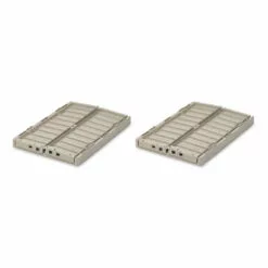 Weston Collapsible Crates - Set of 2 Beige Liewood Design Children 9 Weston Collapsible Crates - Set of 2 Beige Liewood Design Children -Liewood Sales Shop weston collapsible crates set of 2 beige liewood design children 4