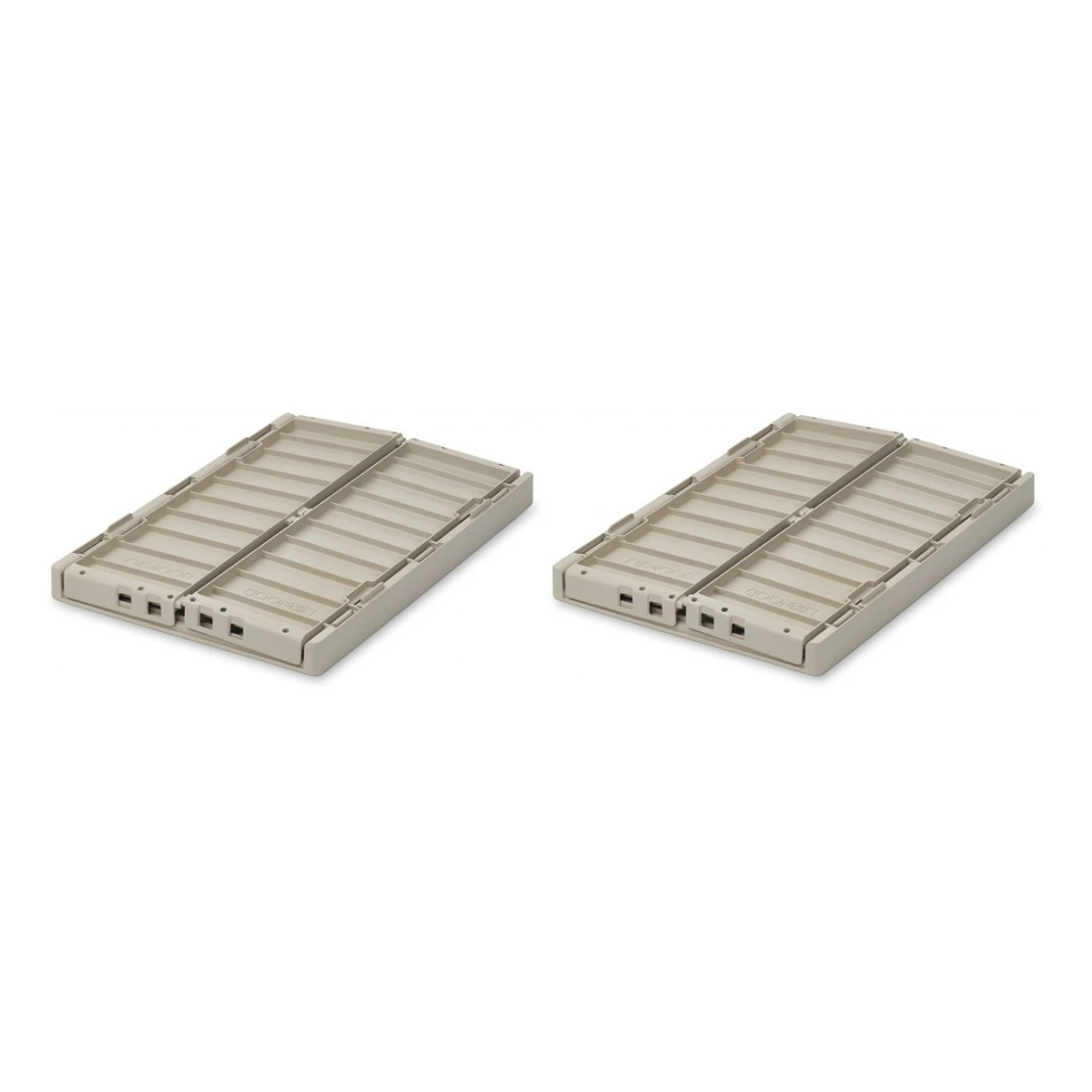 Weston Collapsible Crates - Set of 2 Beige Liewood Design Children 5 Weston Collapsible Crates - Set of 2 Beige Liewood Design Children - Image 5