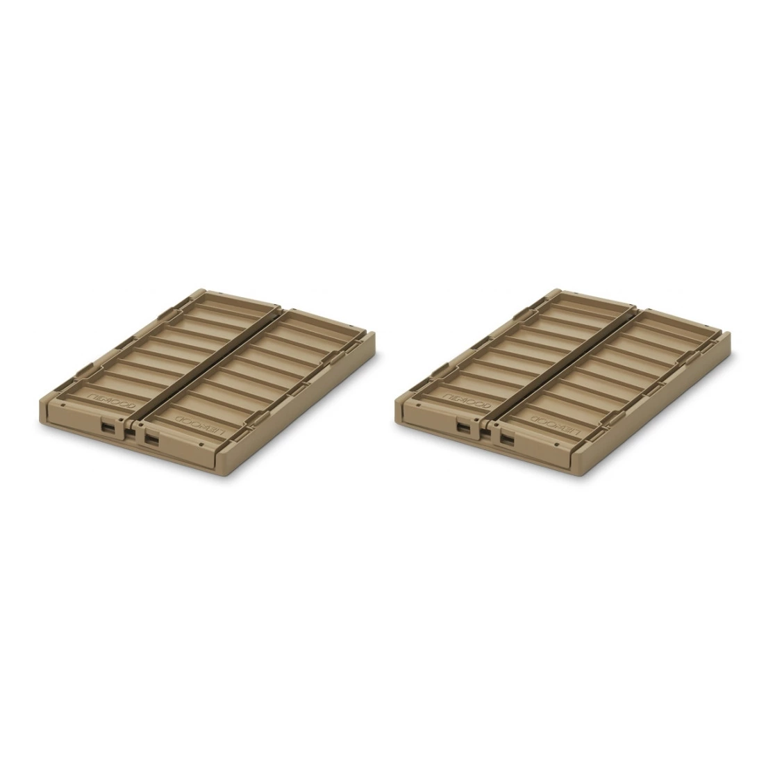 Weston Collapsible Crates - Set of 2 Brown Liewood Design Children 3 Weston Collapsible Crates - Set of 2 Brown Liewood Design Children - Image 3