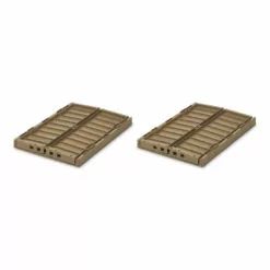 Weston Collapsible Crates - Set of 2 Brown Liewood Design Children 9 Weston Collapsible Crates - Set of 2 Brown Liewood Design Children -Liewood Sales Shop weston collapsible crates set of 2 brown liewood design children 4