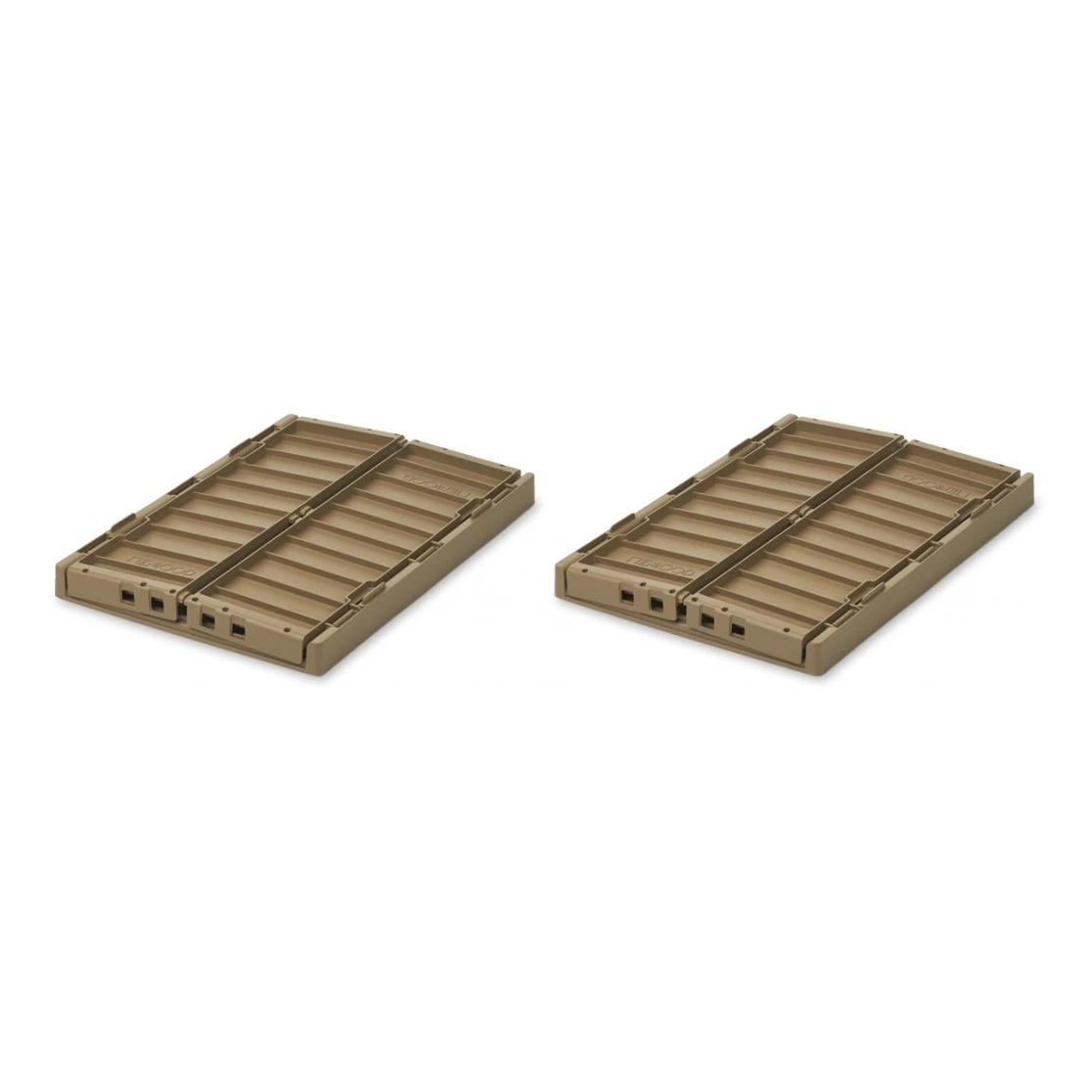 Weston Collapsible Crates - Set of 2 Brown Liewood Design Children 5 Weston Collapsible Crates - Set of 2 Brown Liewood Design Children - Image 5