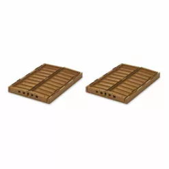 Weston Collapsible Crates - Set of 2 Caramel Liewood Design Children -Liewood Sales Shop weston collapsible crates set of 2 caramel liewood design children 5