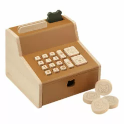 Wooden Cash Register Caramel Liewood Toys and Hobbies Children