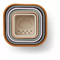 Zuzu Silicone Stacking Cubes Nude Liewood Toys and Hobbies Baby -Liewood Sales Shop zuzu silicone stacking cubes nude liewood toys and hobbies baby 4