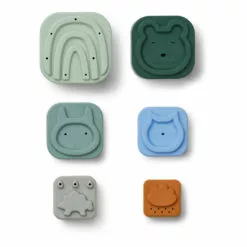 Zuzu Silicone Stacking Cubes Blue Liewood Toys and Hobbies Baby -Liewood Sales Shop zuzu silicone stacking cubeszuzu silicone stacking cubes blue liewood toys and hobbies baby 2